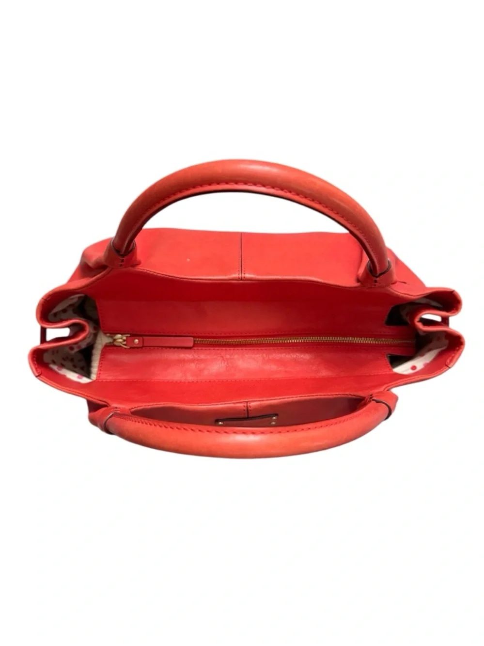 kate spade New York Berkshire Road Stevie Red Leather Satchel/Shoulder Bag